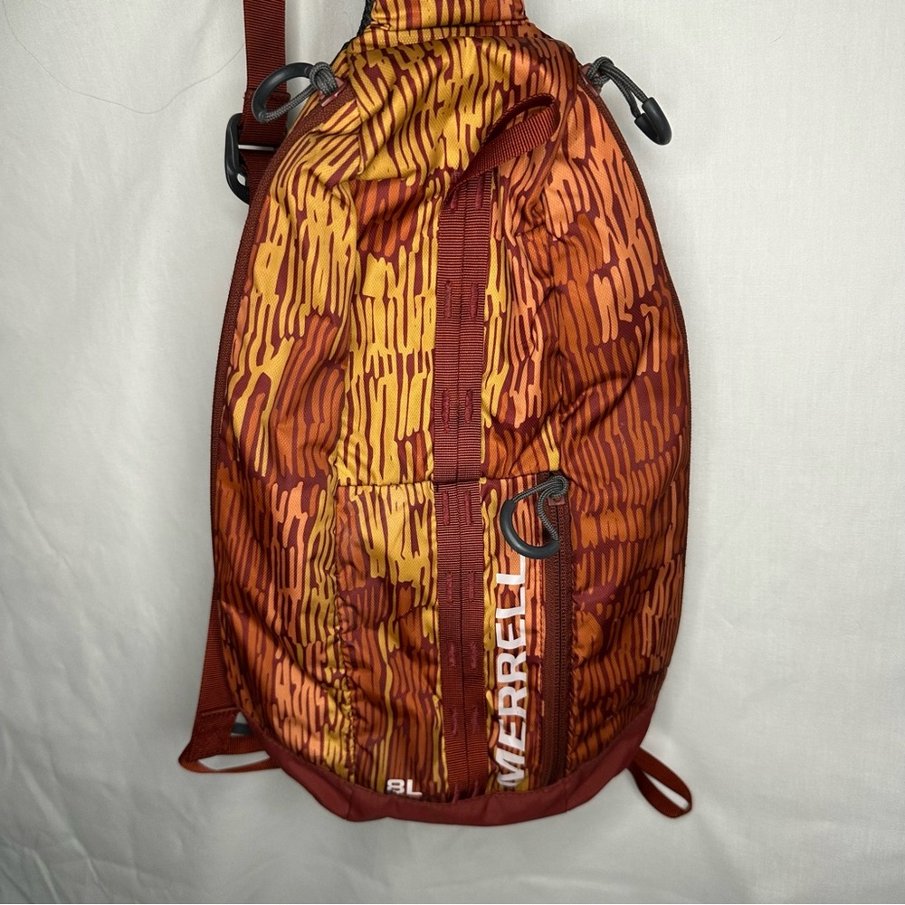 Merrell Vibrant Orange and Brown Duffel Bag